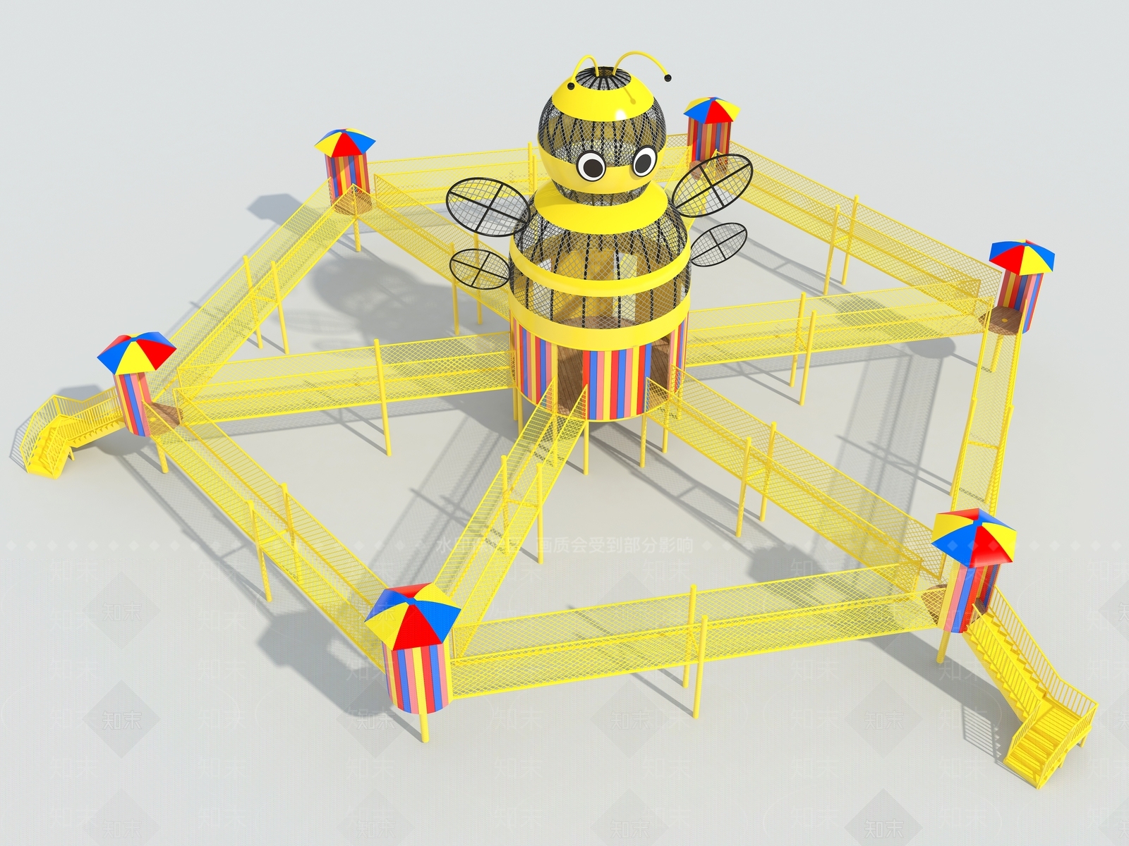 现代丛林穿越3D模型下载【ID:1157278967】