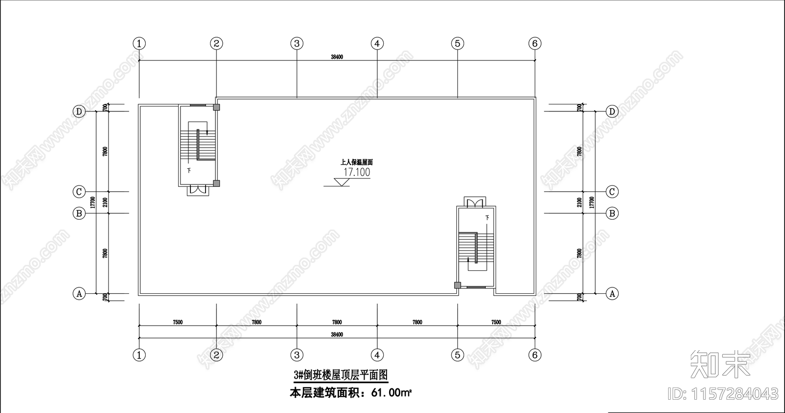 多层倒班楼宿舍楼全套平立施工图下载【ID:1157284043】