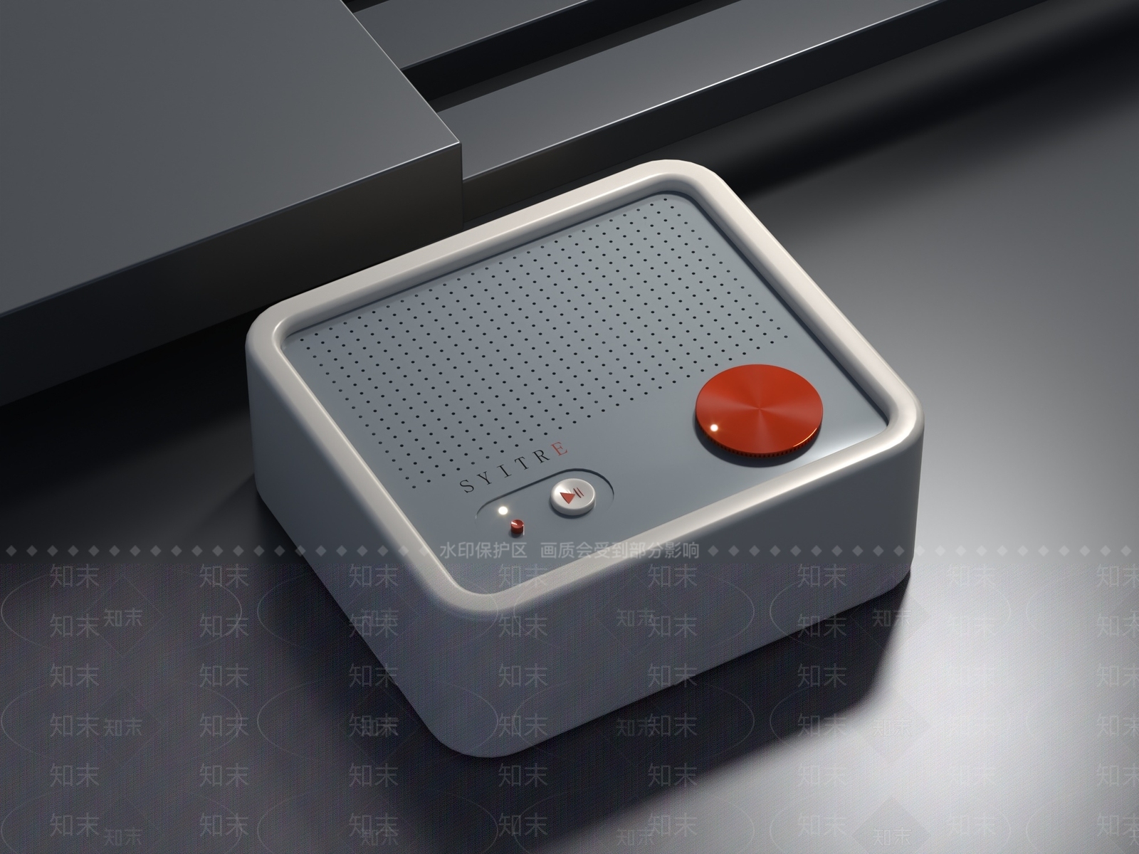 简约蓝牙音响3D模型下载【ID:1157289448】