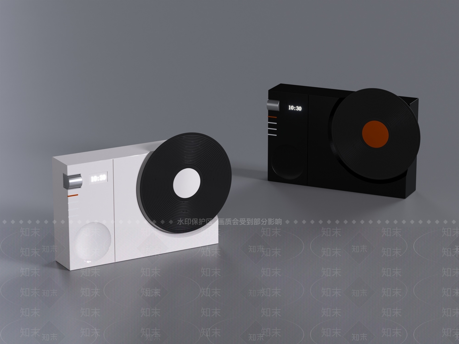 简约蓝牙音响3D模型下载【ID:1157289610】
