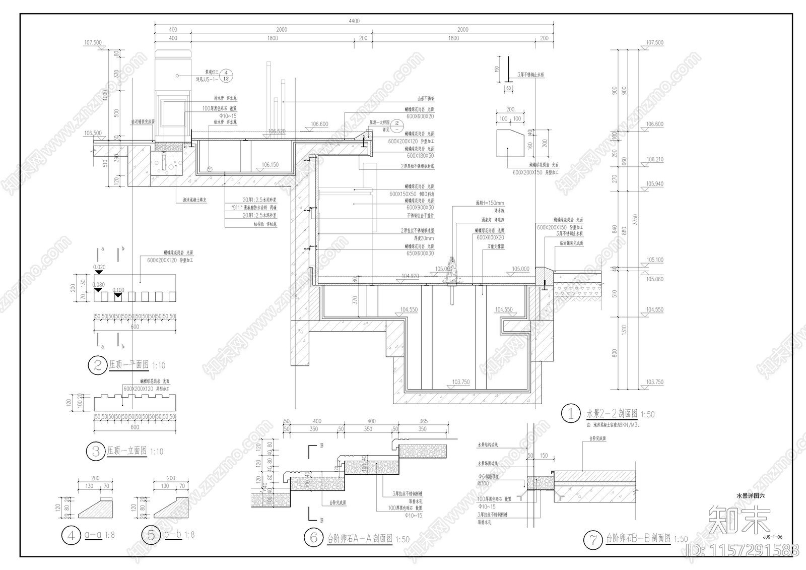 东南区某展示区全cad施工图下载【ID:1157291583】