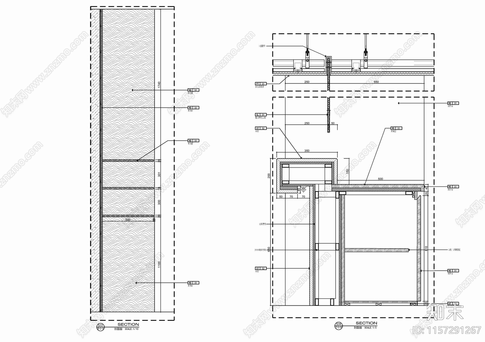 售楼处收款室财务室收款玻璃窗口柜台施工详图施工图下载【ID:1157291267】