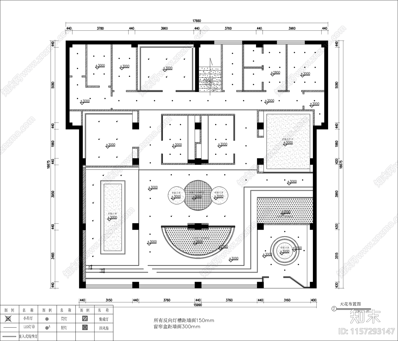 现代理发店室内装修设计图cad施工图下载【ID:1157293147】