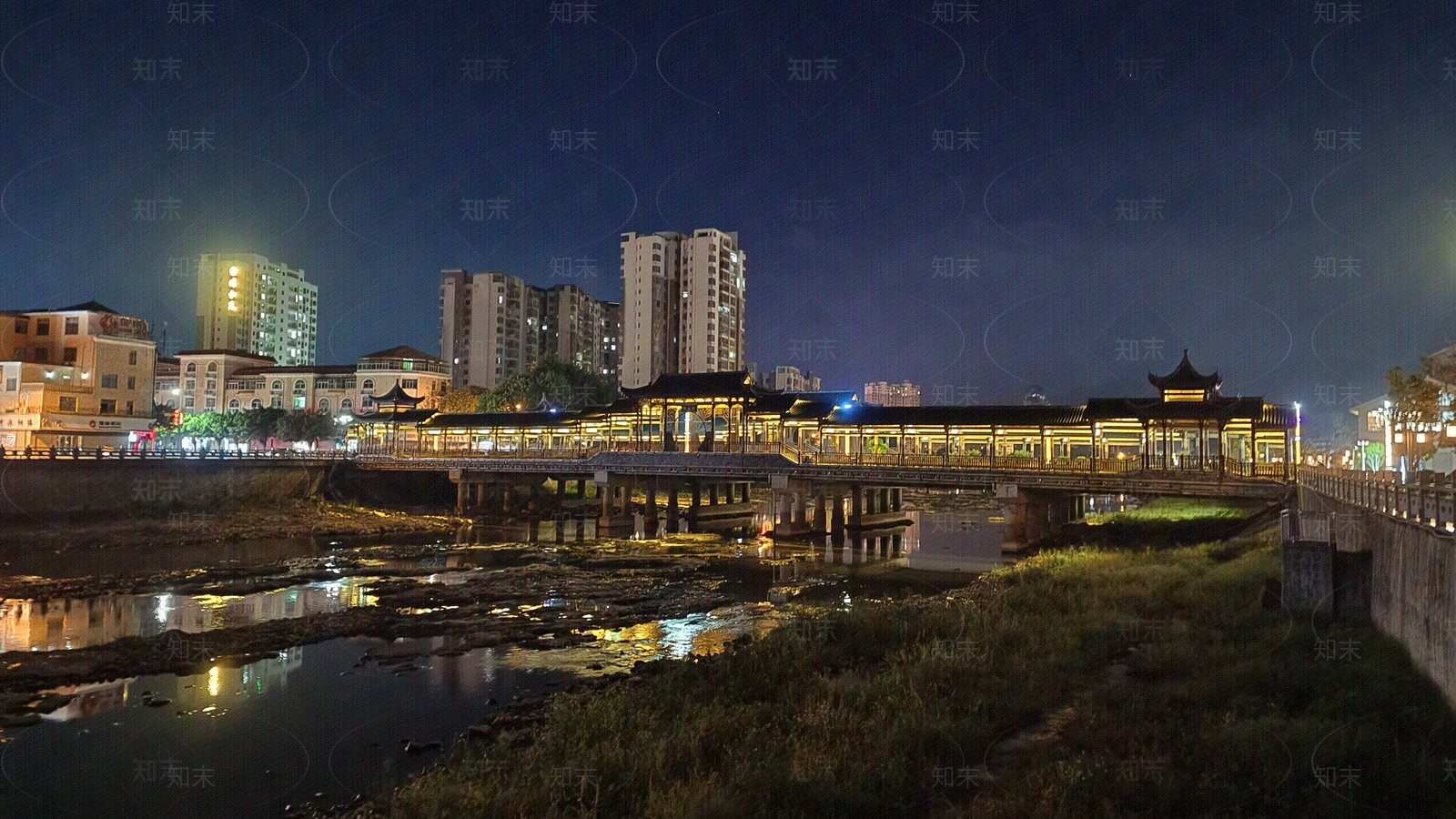 小城夜景贴图下载【ID:1157294809】