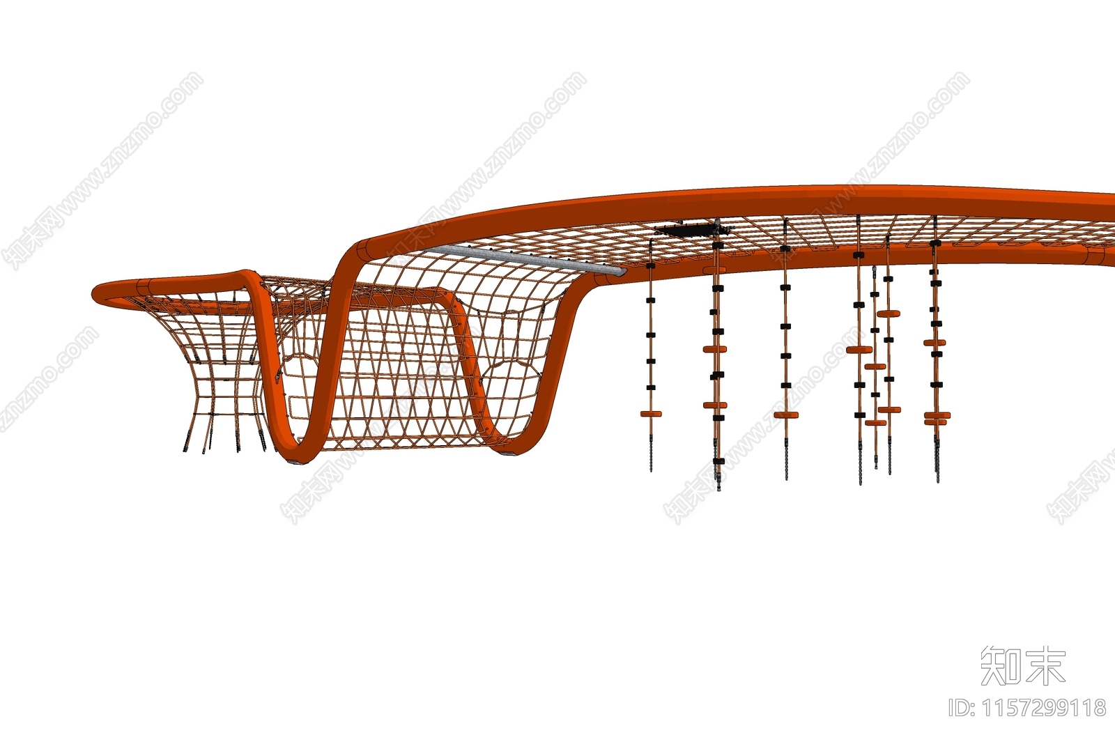 多功能攀爬网SU模型下载【ID:1157299118】