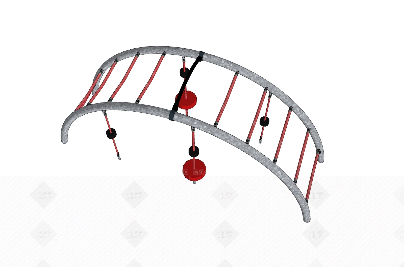 儿童活动设施SU模型下载【ID:1157299203】