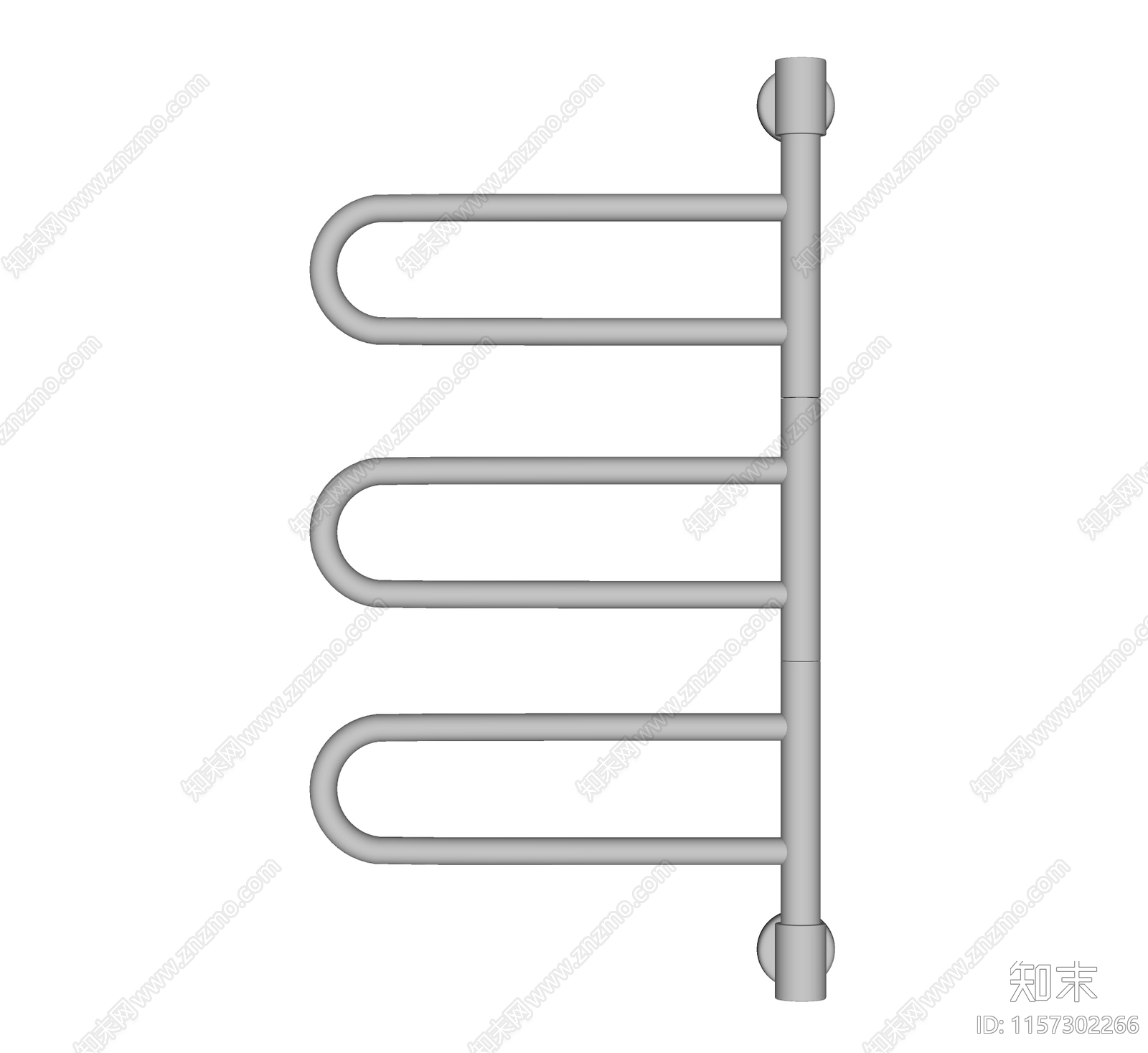 现代毛巾架SU模型下载【ID:1157302266】