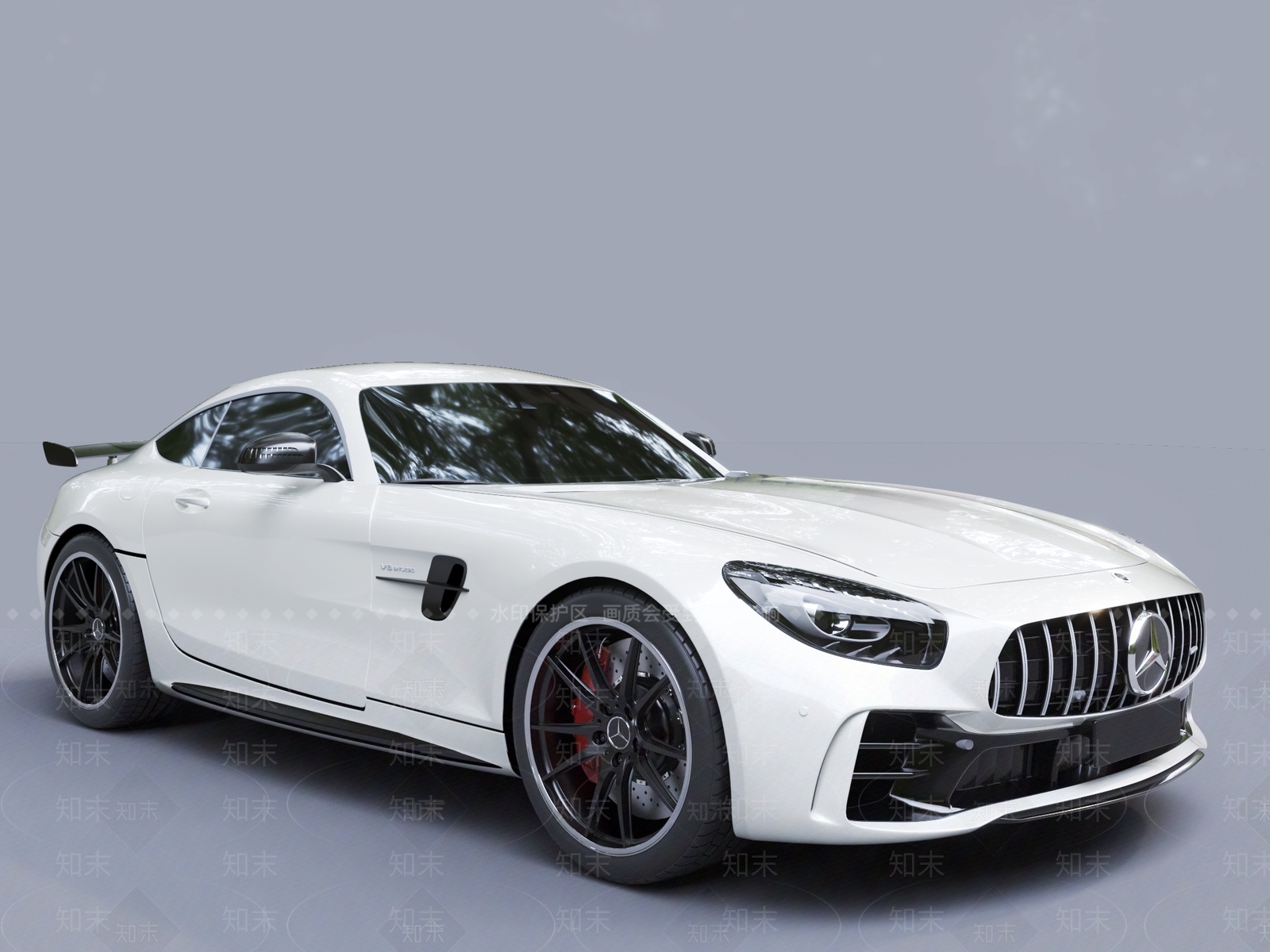 白色汽车3D模型下载【ID:1157302947】