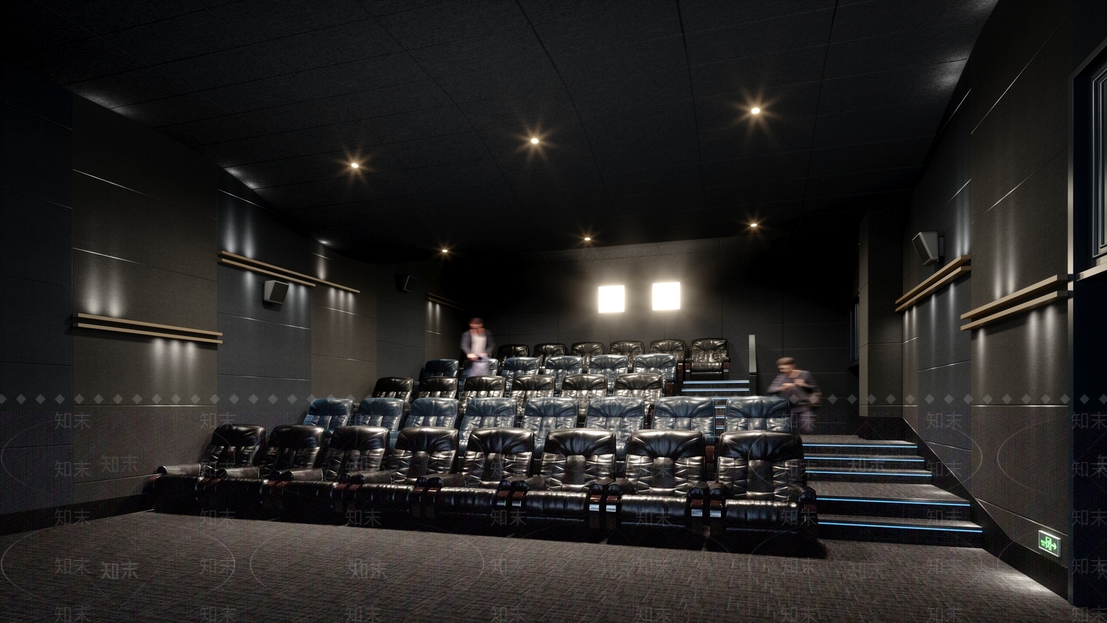 现代电影院影厅3D模型下载【ID:1157303968】