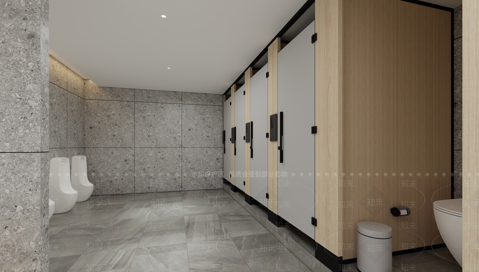 现代公共卫生间SU模型下载【ID:1157312146】