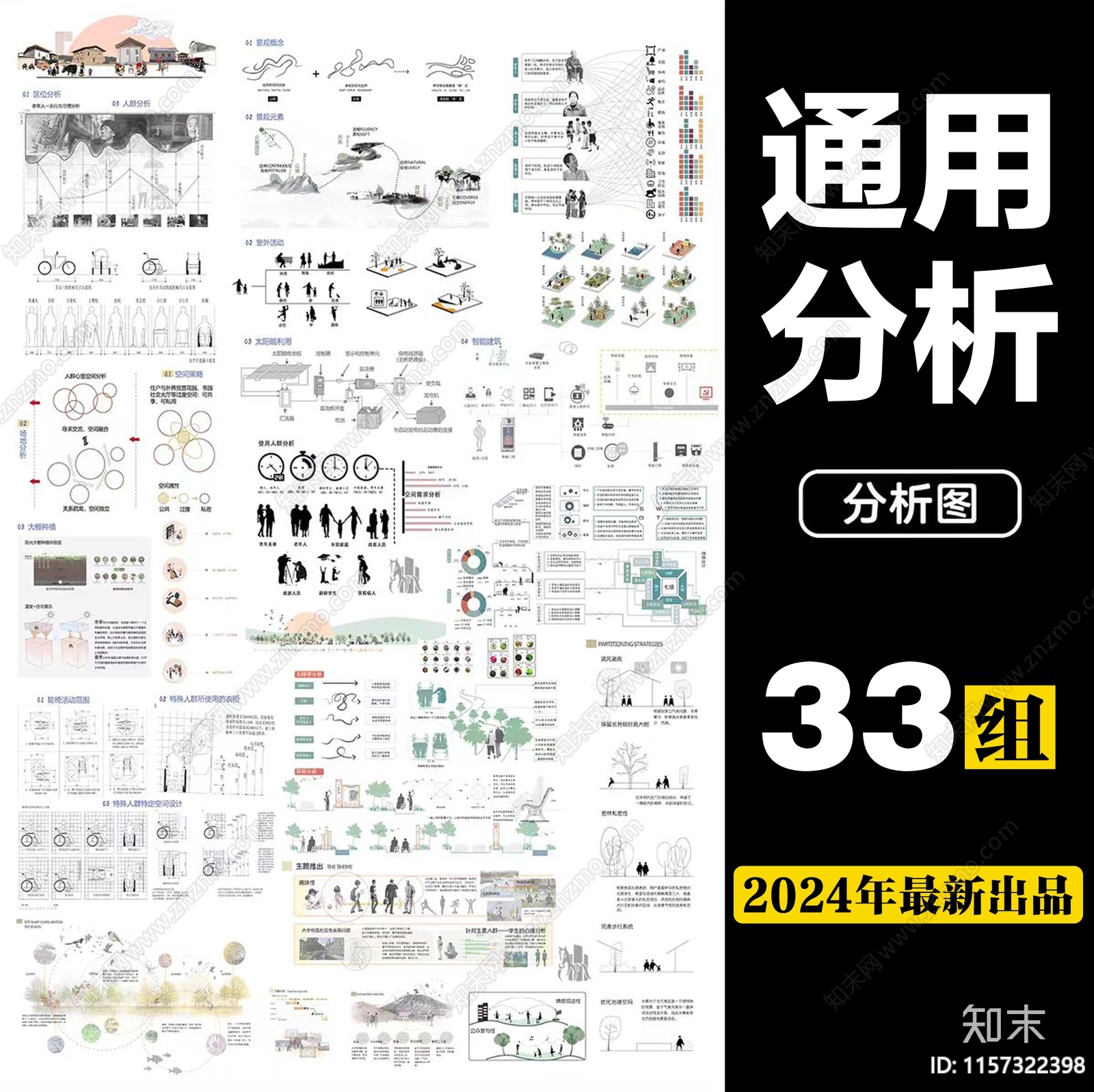 PSD免抠33套通用展板分析图下载【ID:1157322398】