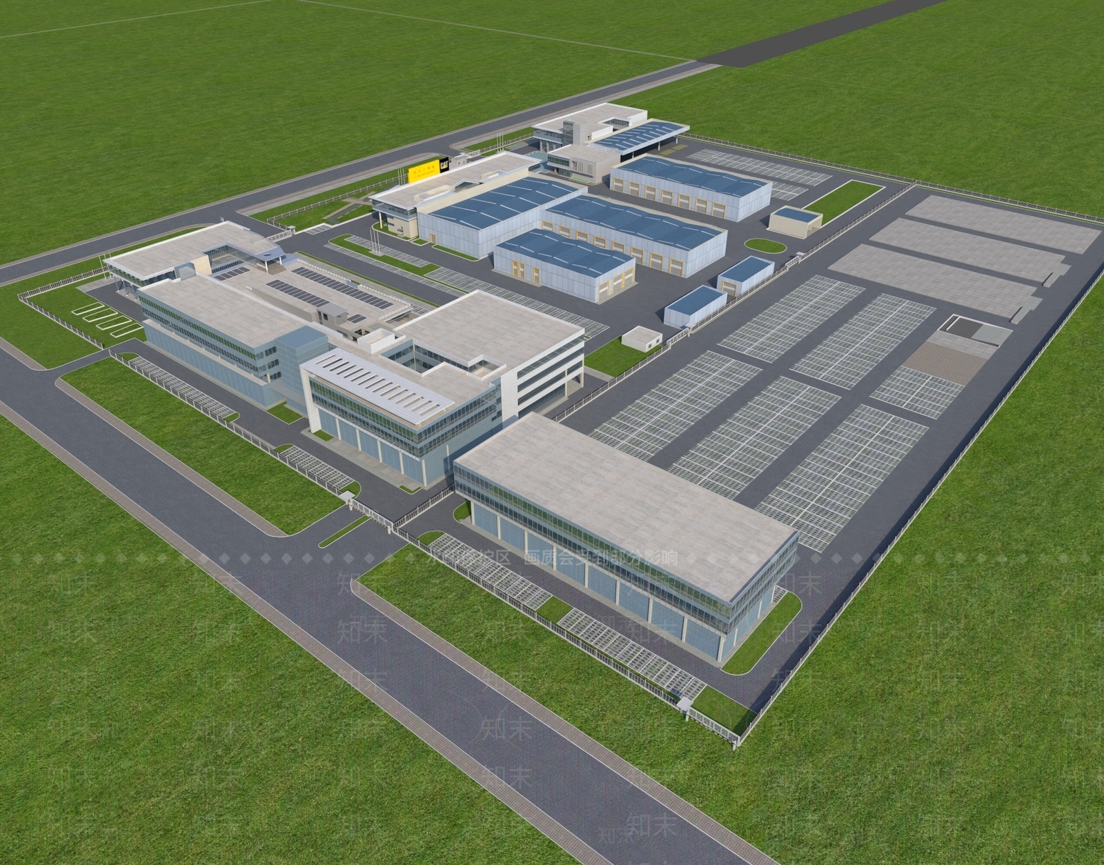 现代工业园区3D模型下载【ID:1157322288】