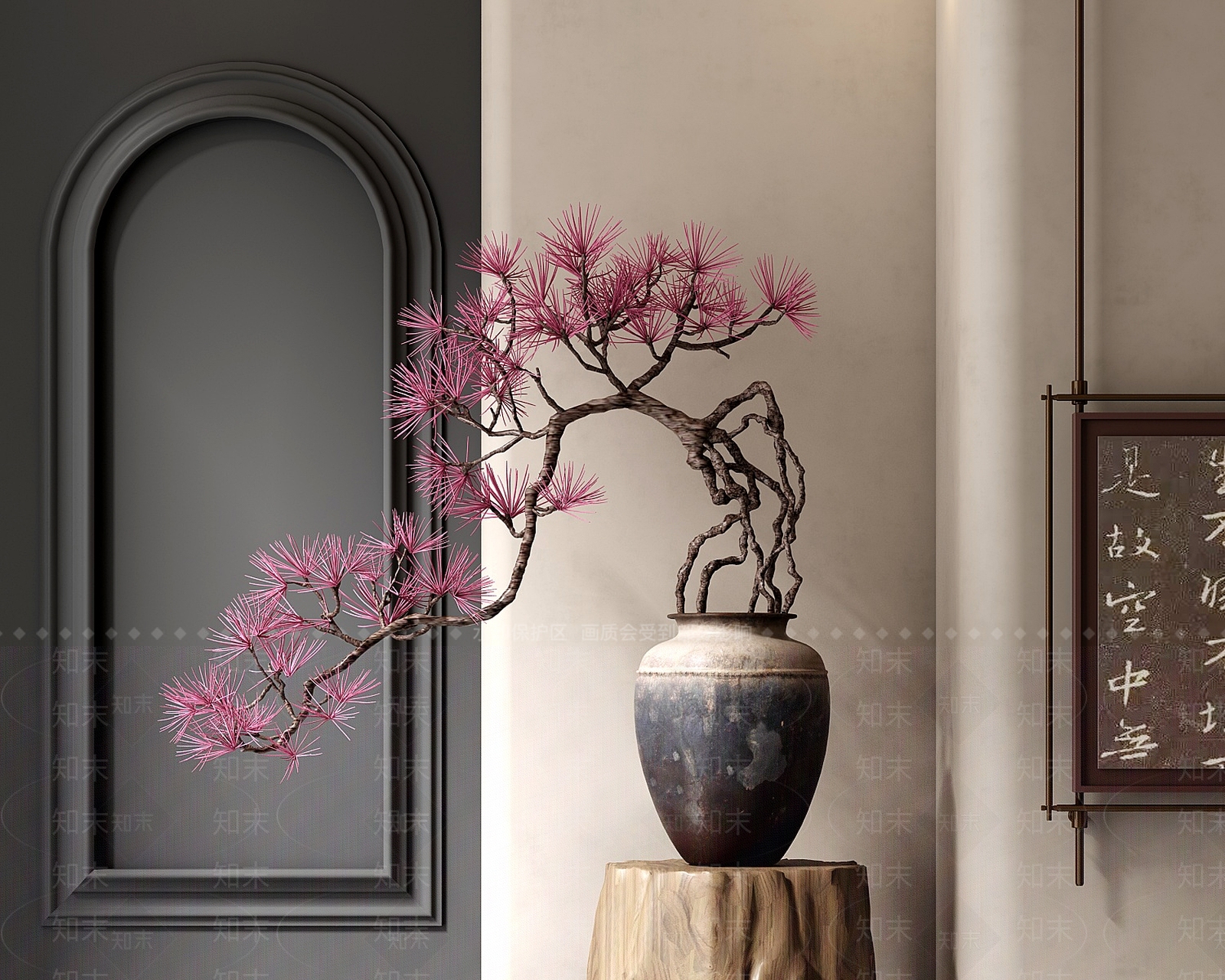 新中式陶罐SU模型下载【ID:1157325070】