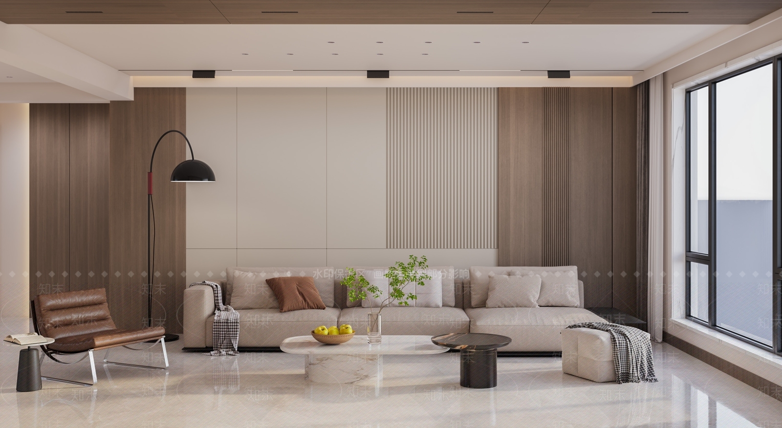 客厅沙发背景墙3D模型下载【ID:1157331349】