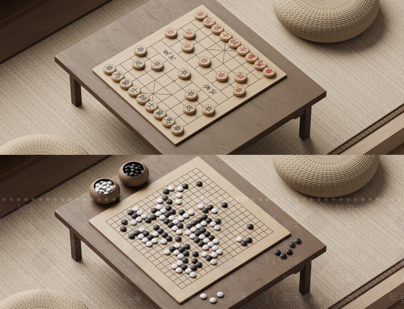 现代围棋SU模型下载【ID:1157331853】