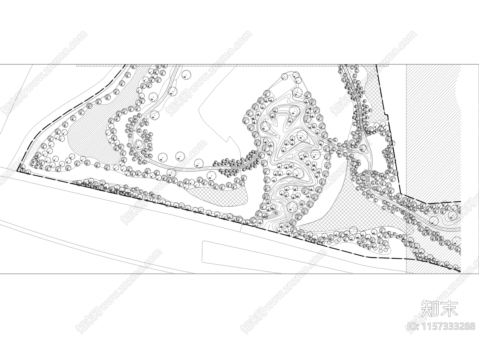 社区公园建设工程景cad施工图下载【ID:1157333288】