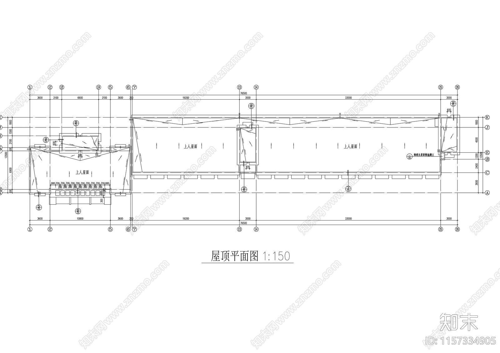 办公室平立剖面图cad施工图下载【ID:1157334905】