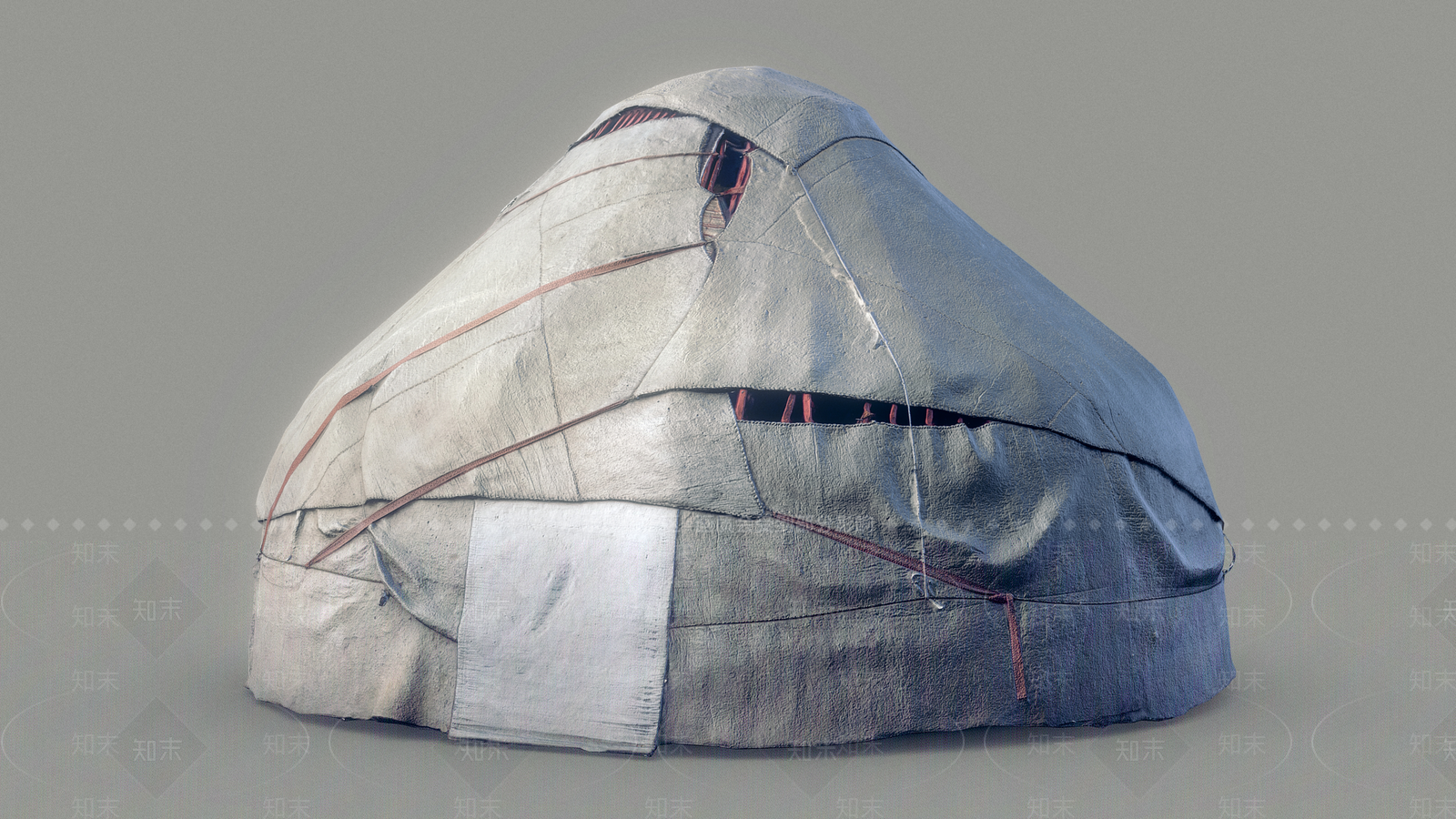 现代蒙古包3D模型下载【ID:1157336429】