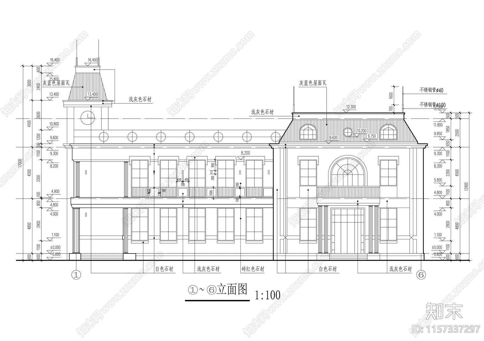 二层会所设cad施工图下载【ID:1157337297】