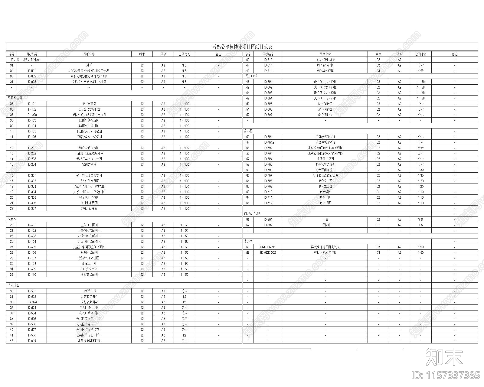 某现代轻奢售楼cad施工图下载【ID:1157337385】