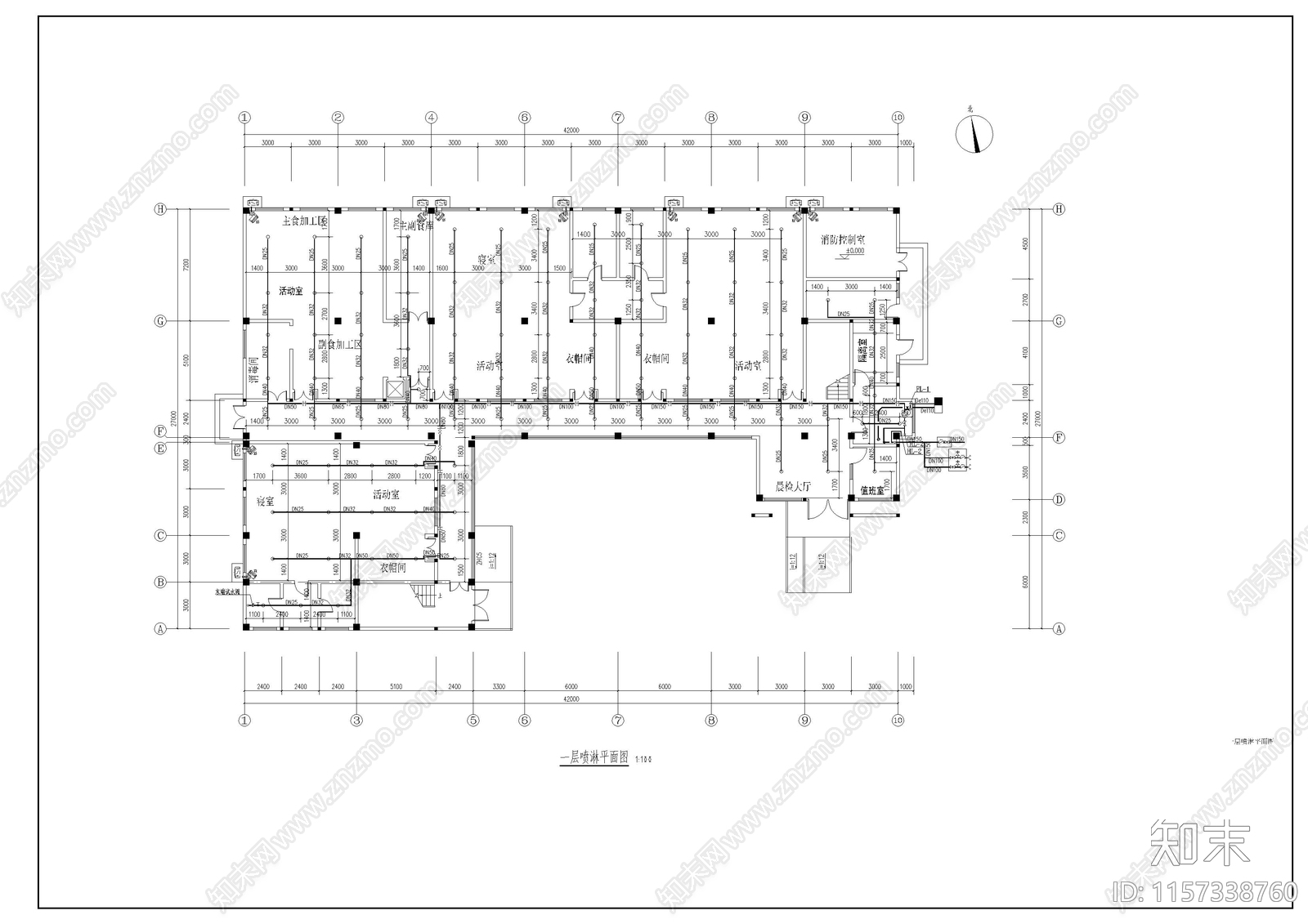 幼儿园水施图施工图下载【ID:1157338760】