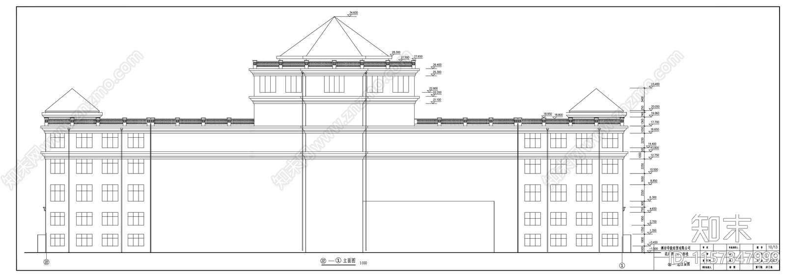 花卉研究中心欧式建cad施工图下载【ID:1157347999】