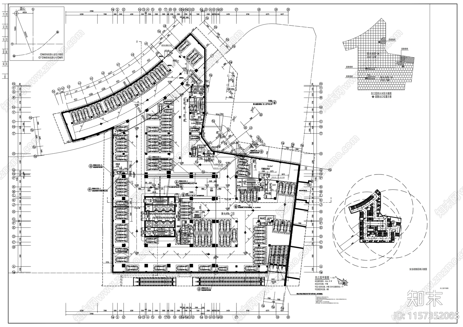 三十层商业写字楼建cad施工图下载【ID:1157352005】