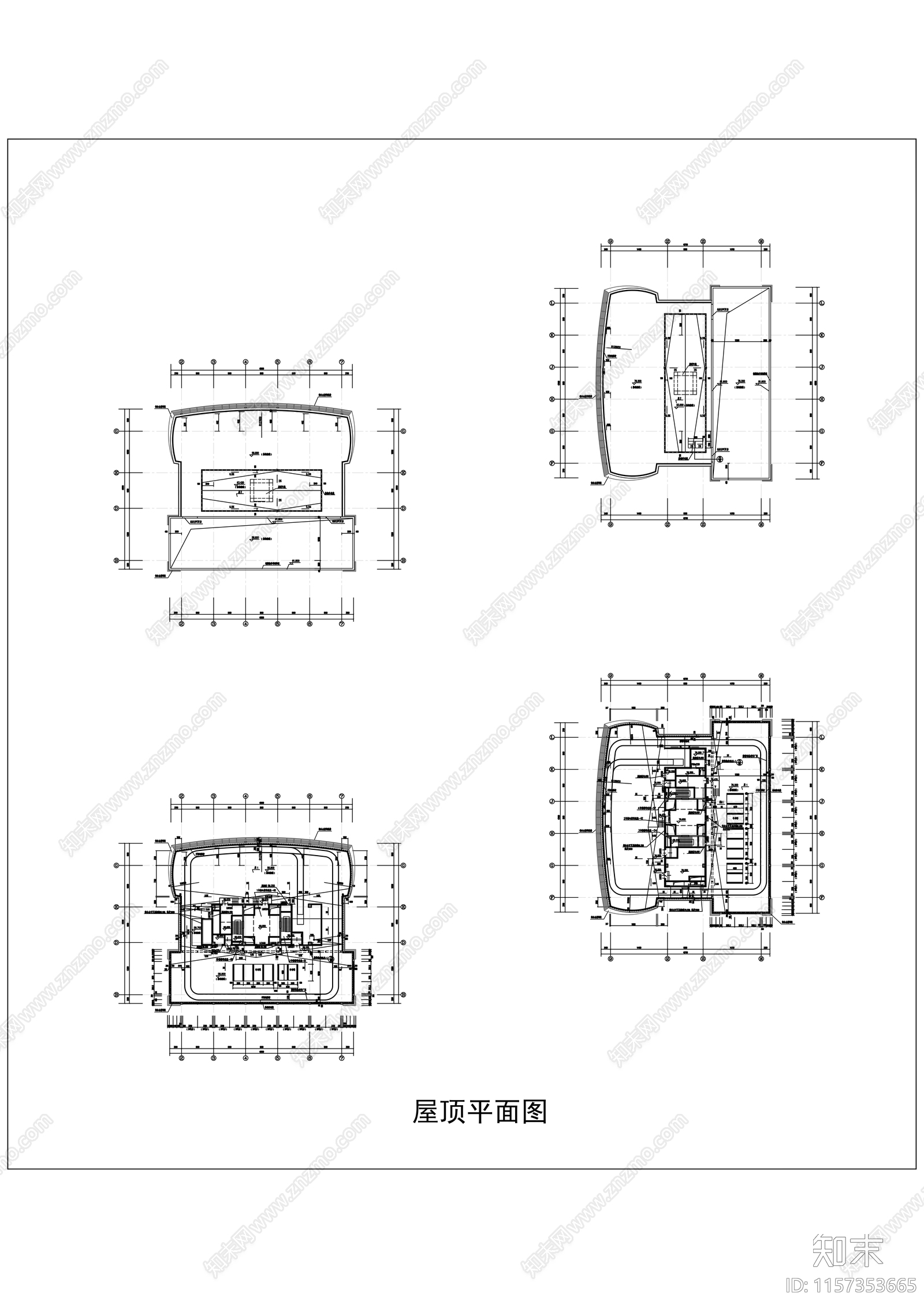 十三层通信指挥楼建cad施工图下载【ID:1157353665】