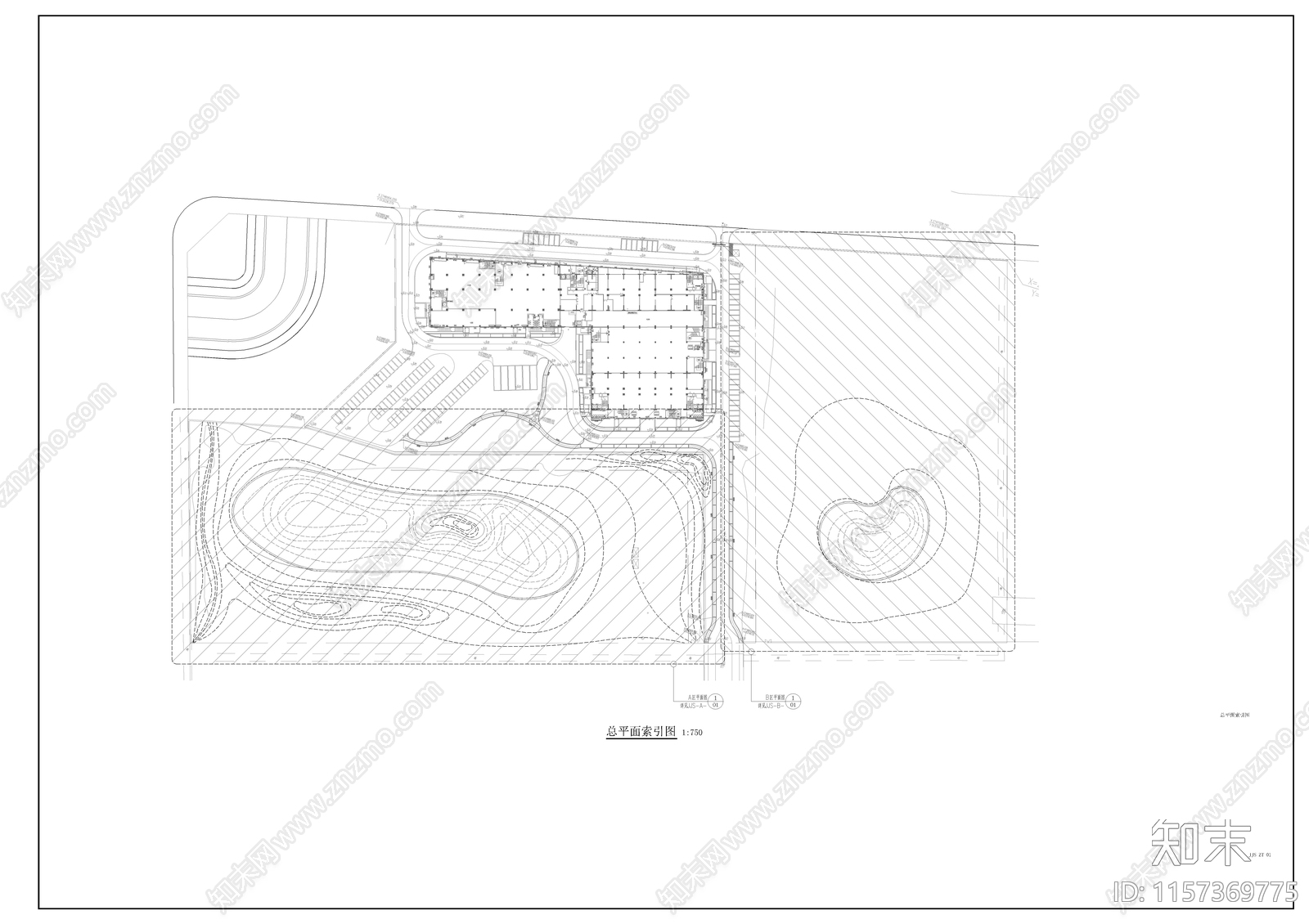 东南地区某物流园区优cad施工图下载【ID:1157369775】