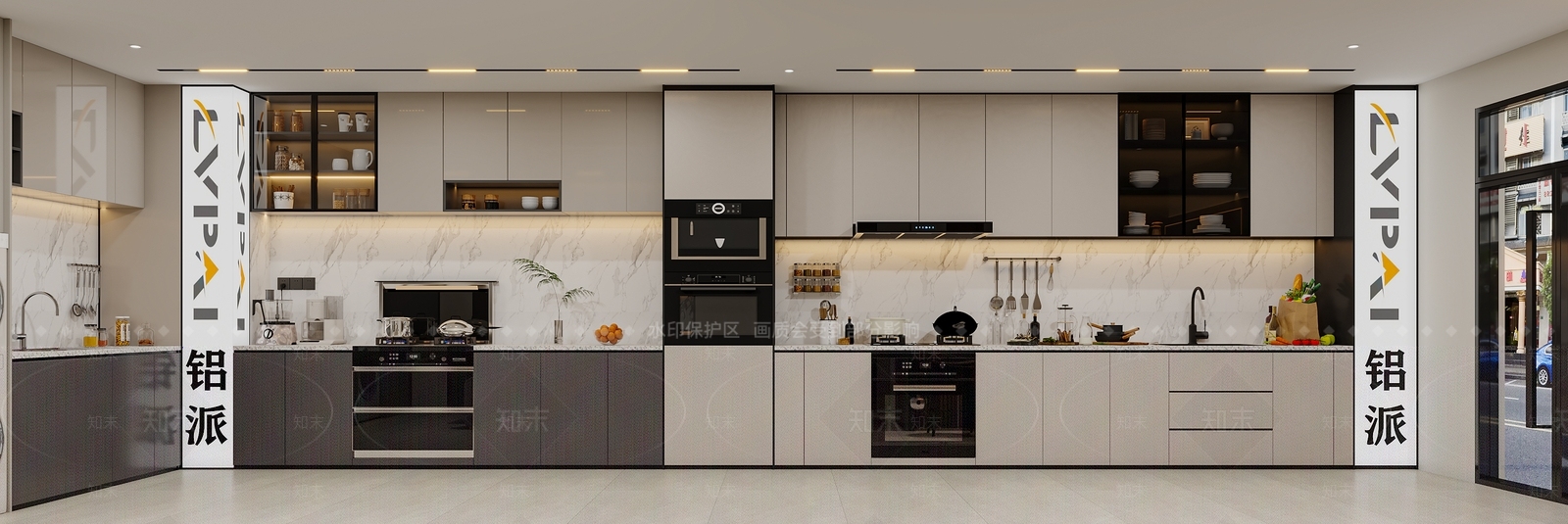 现代全屋定制店3D模型下载【ID:1157370591】
