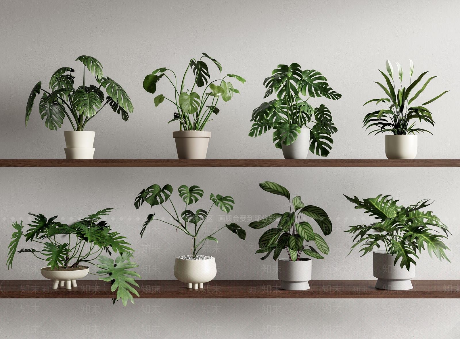 绿植盆栽SU模型下载【ID:1157379218】