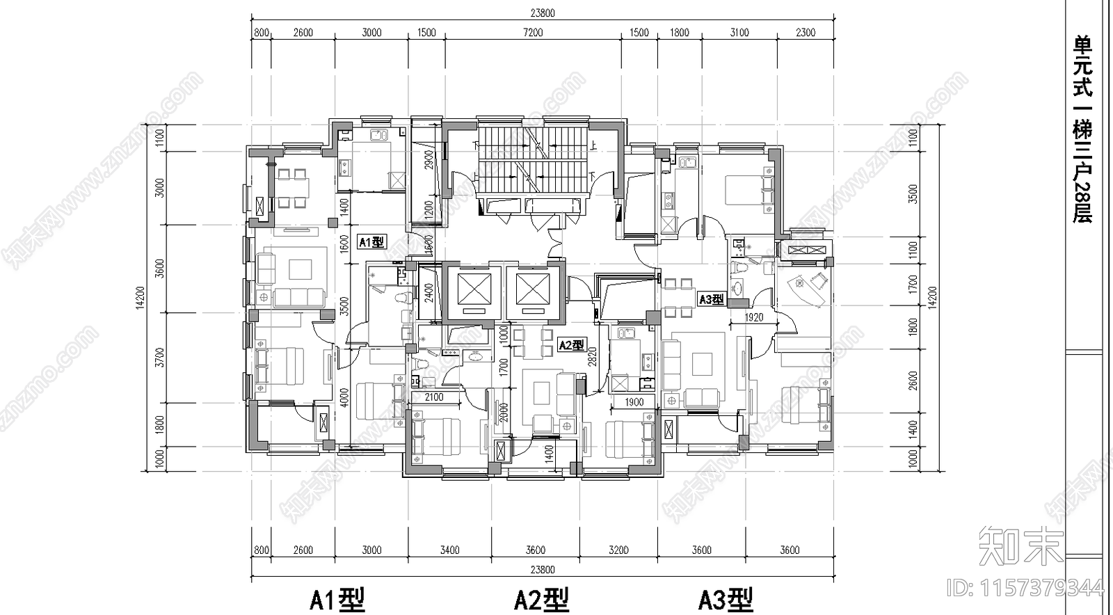 80cad施工图下载【ID:1157379344】