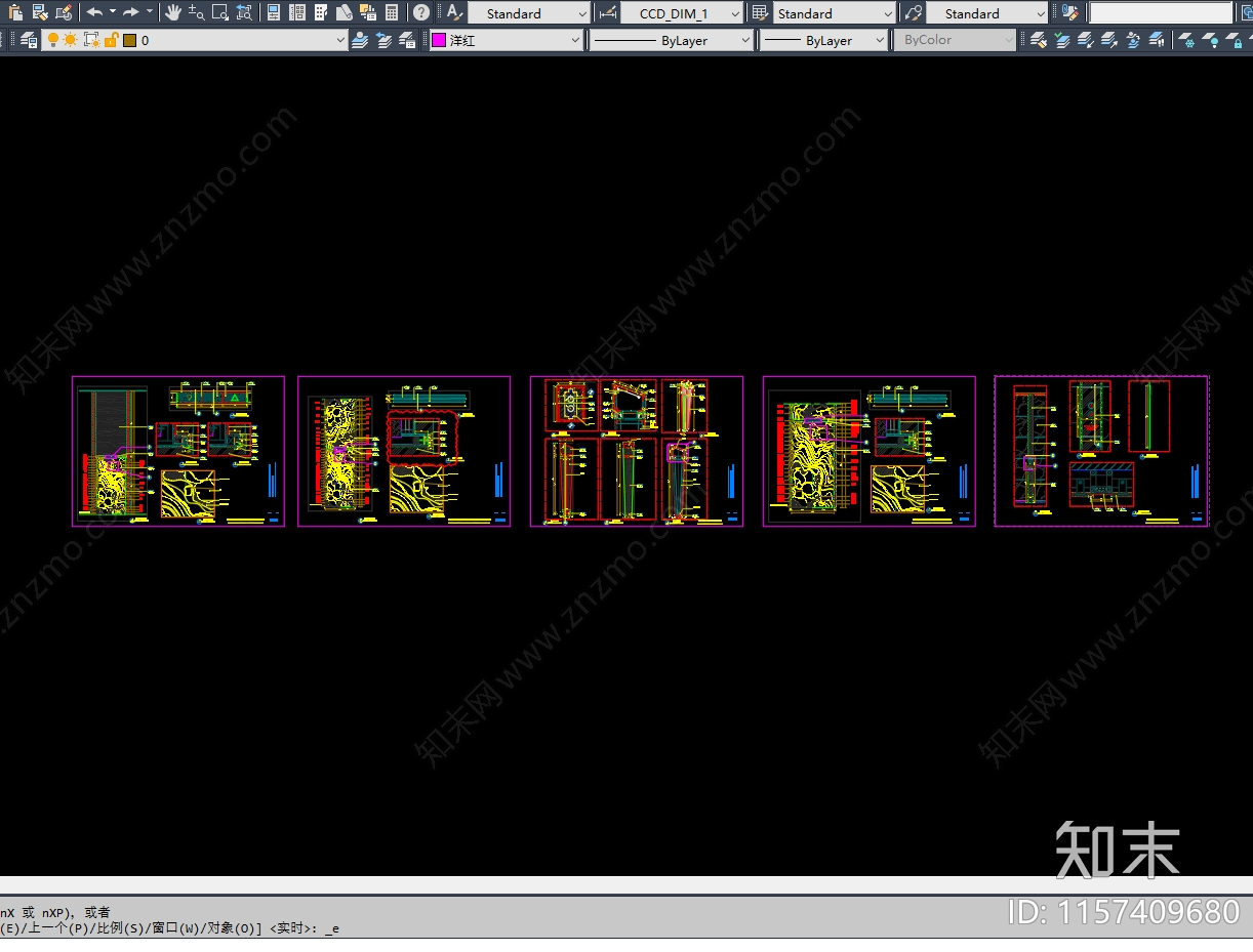 现代酒店电梯门大样节点图施工图下载【ID:1157409680】