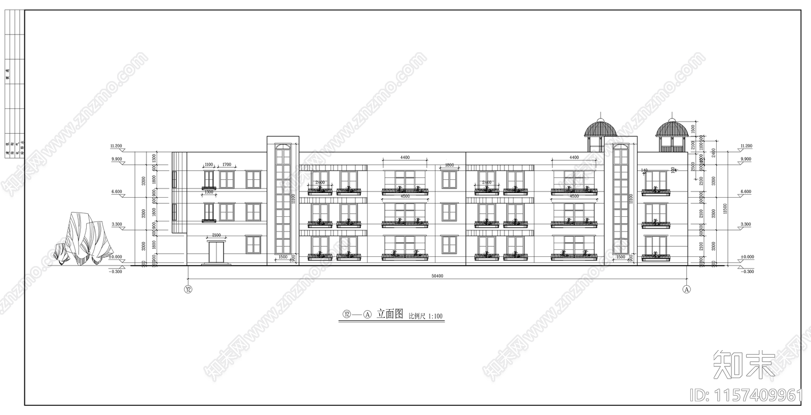 幼儿园建筑全套图cad施工图下载【ID:1157409961】