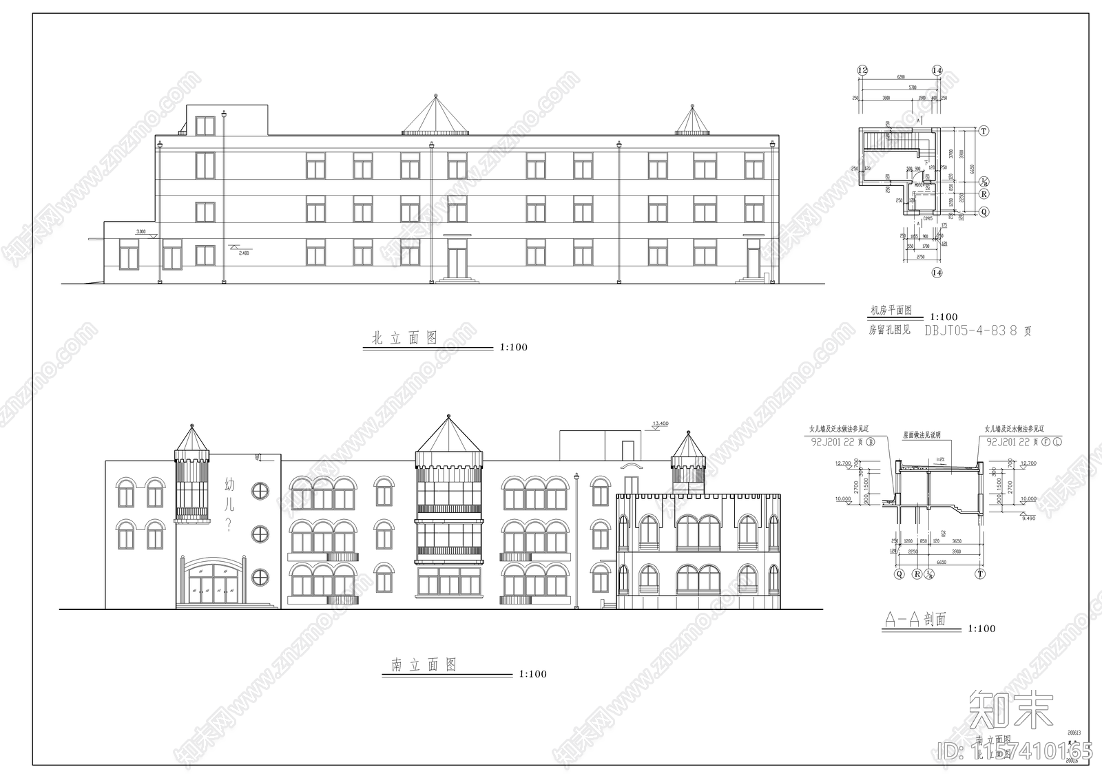 幼儿园建cad施工图下载【ID:1157410165】