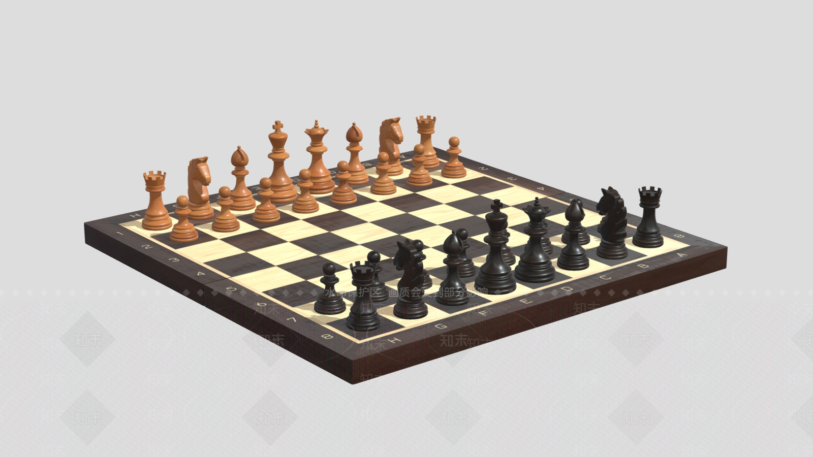 棋盘SU模型下载【ID:1157414701】