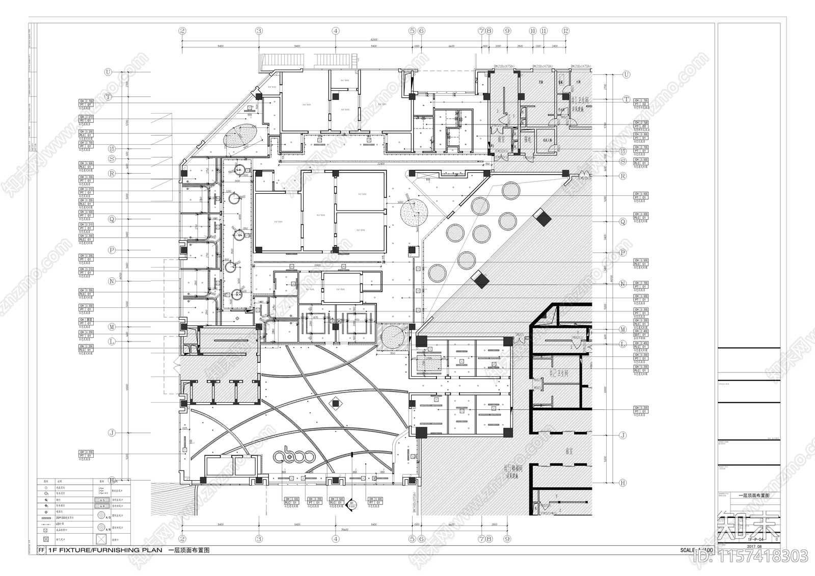 1500平大型影像中心医院平面cad施工图下载【ID:1157418303】