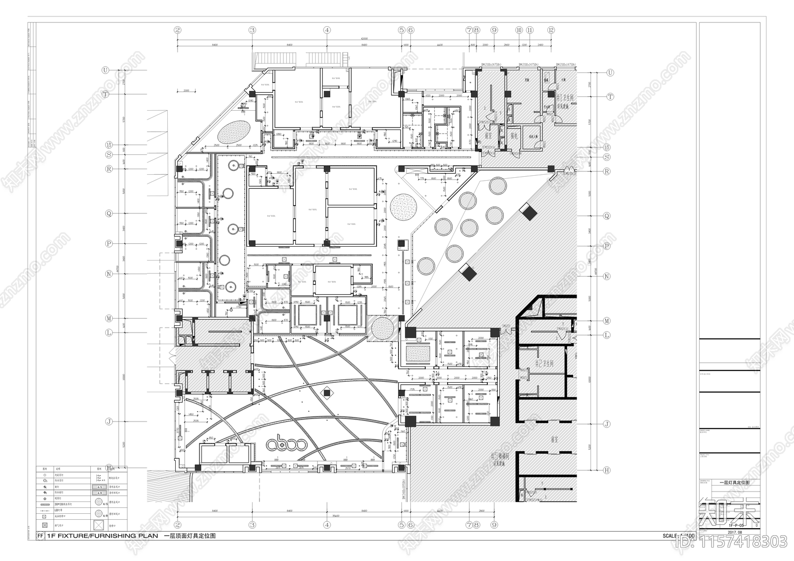 1500平大型影像中心医院平面cad施工图下载【ID:1157418303】