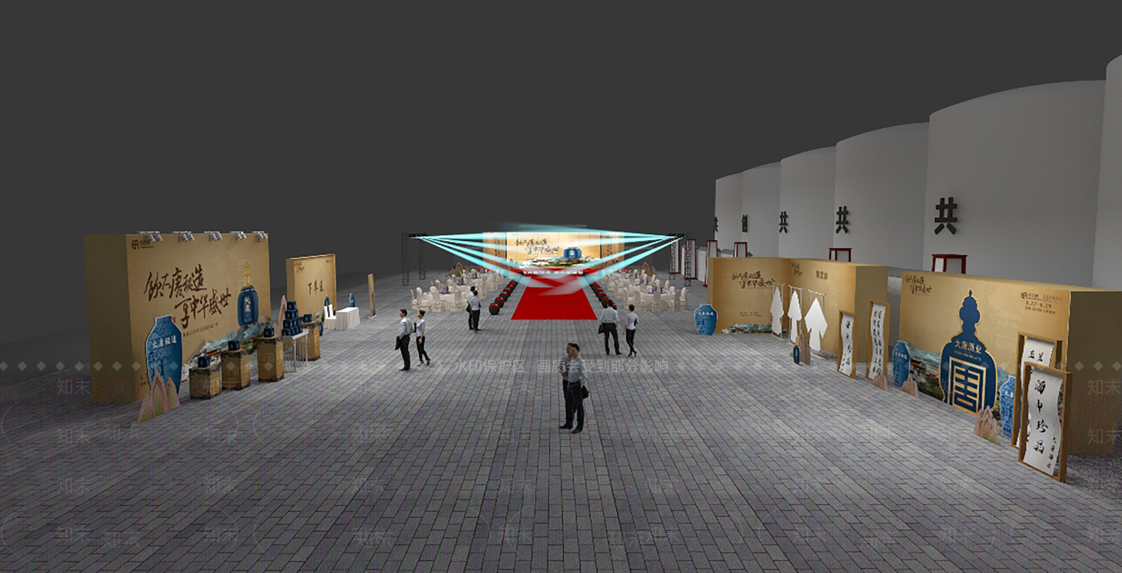 新中式活动3D模型下载【ID:1157426370】