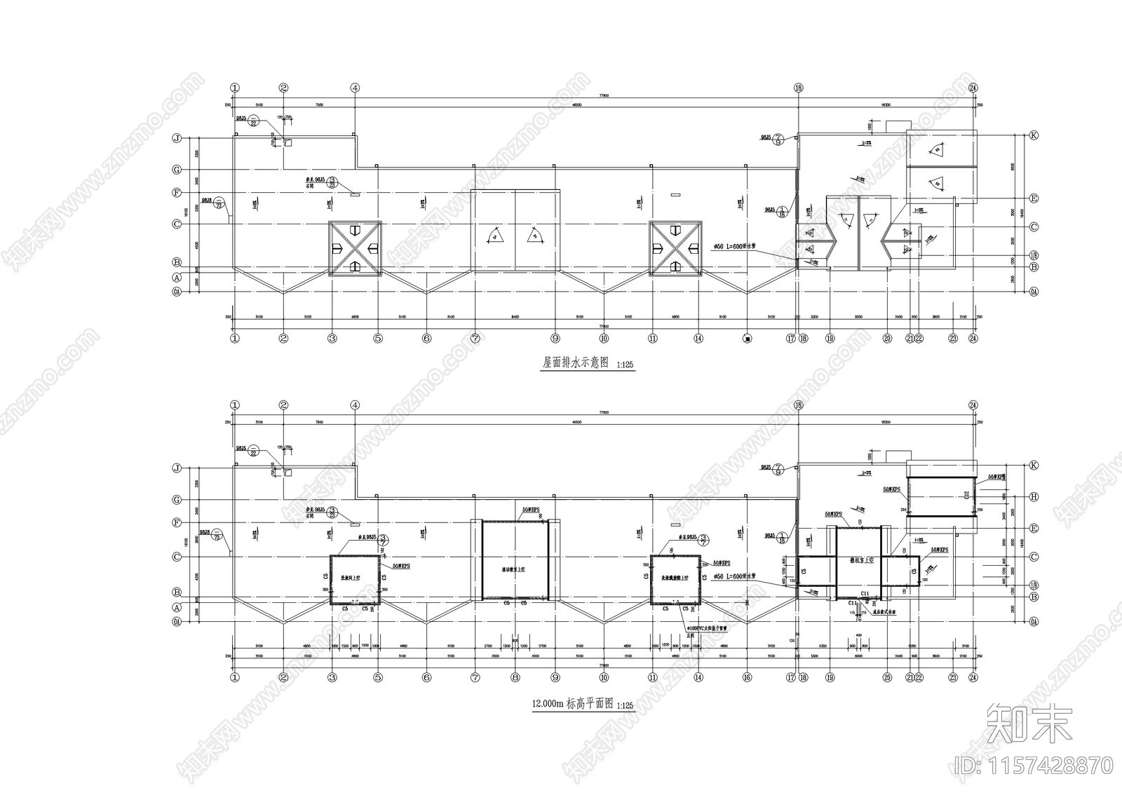 幼儿园建筑设计cad施工图下载【ID:1157428870】