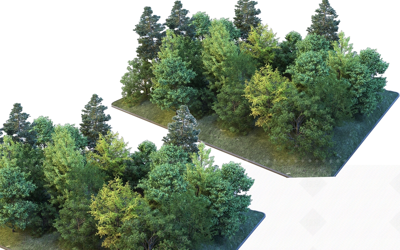 公园植物SU模型下载【ID:1157430978】