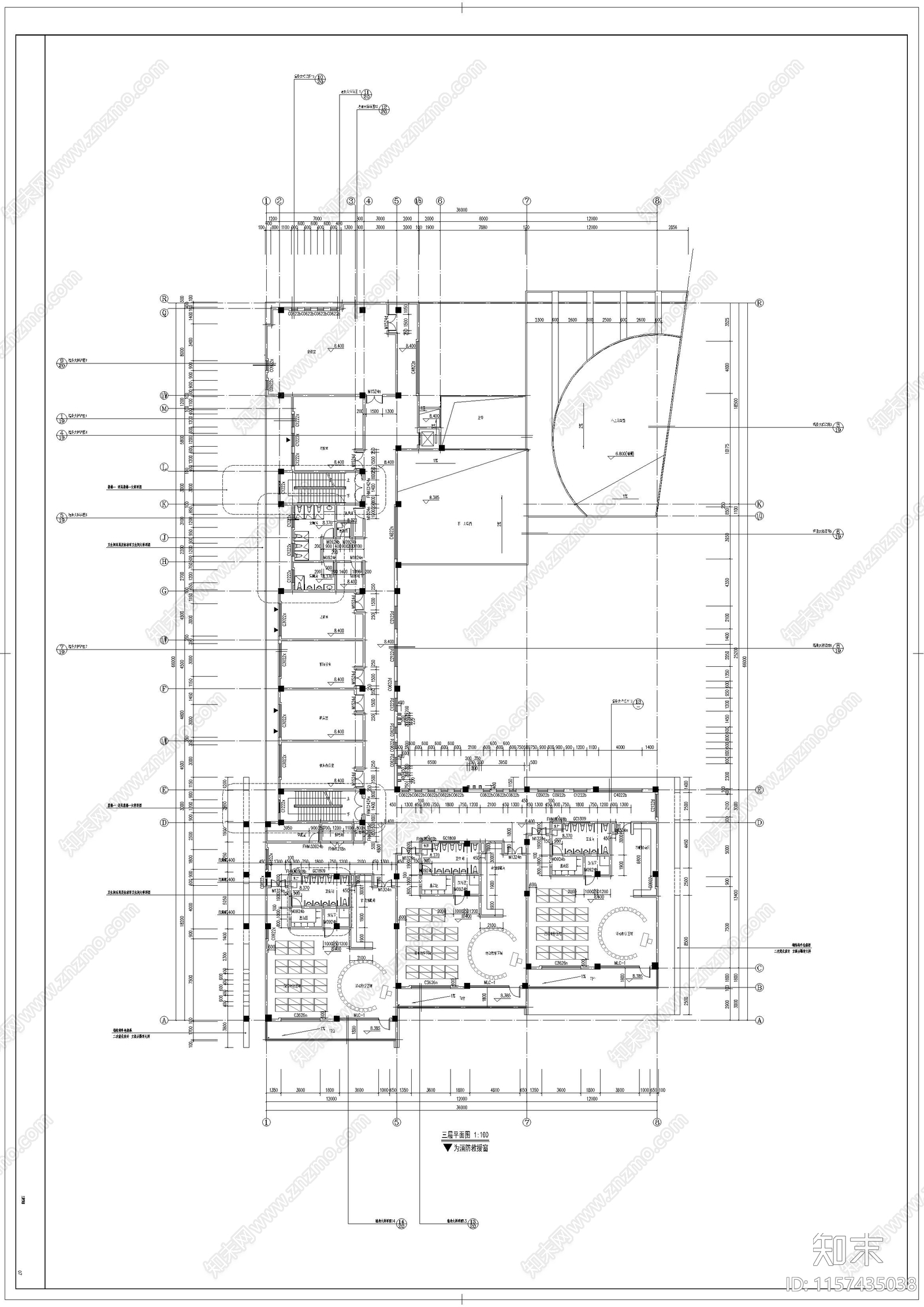 幼儿园建cad施工图下载【ID:1157435038】