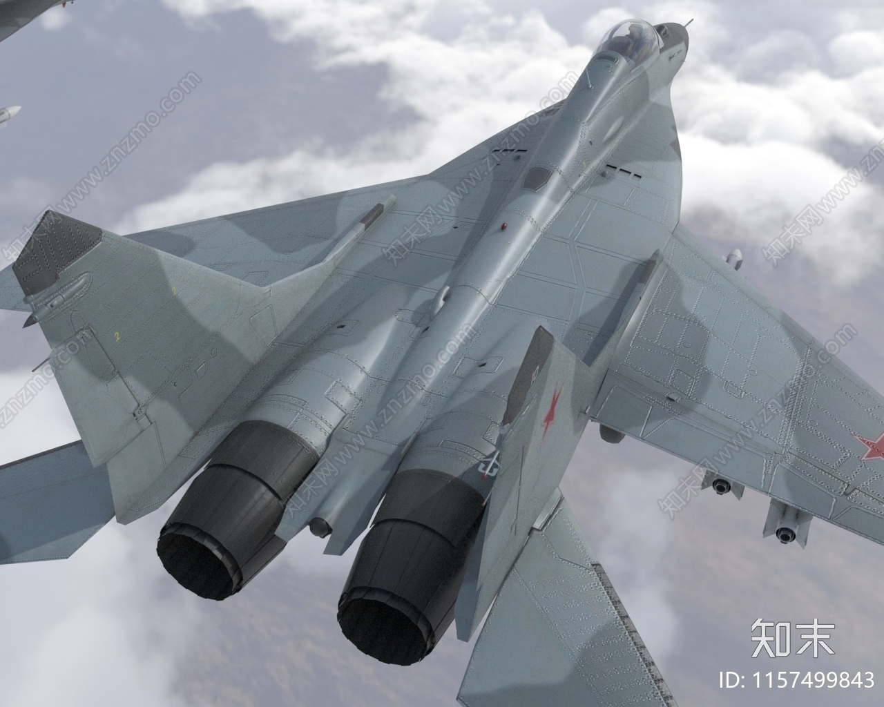 前苏联米格29战斗机mig29a3D模型下载【ID:1157499843】