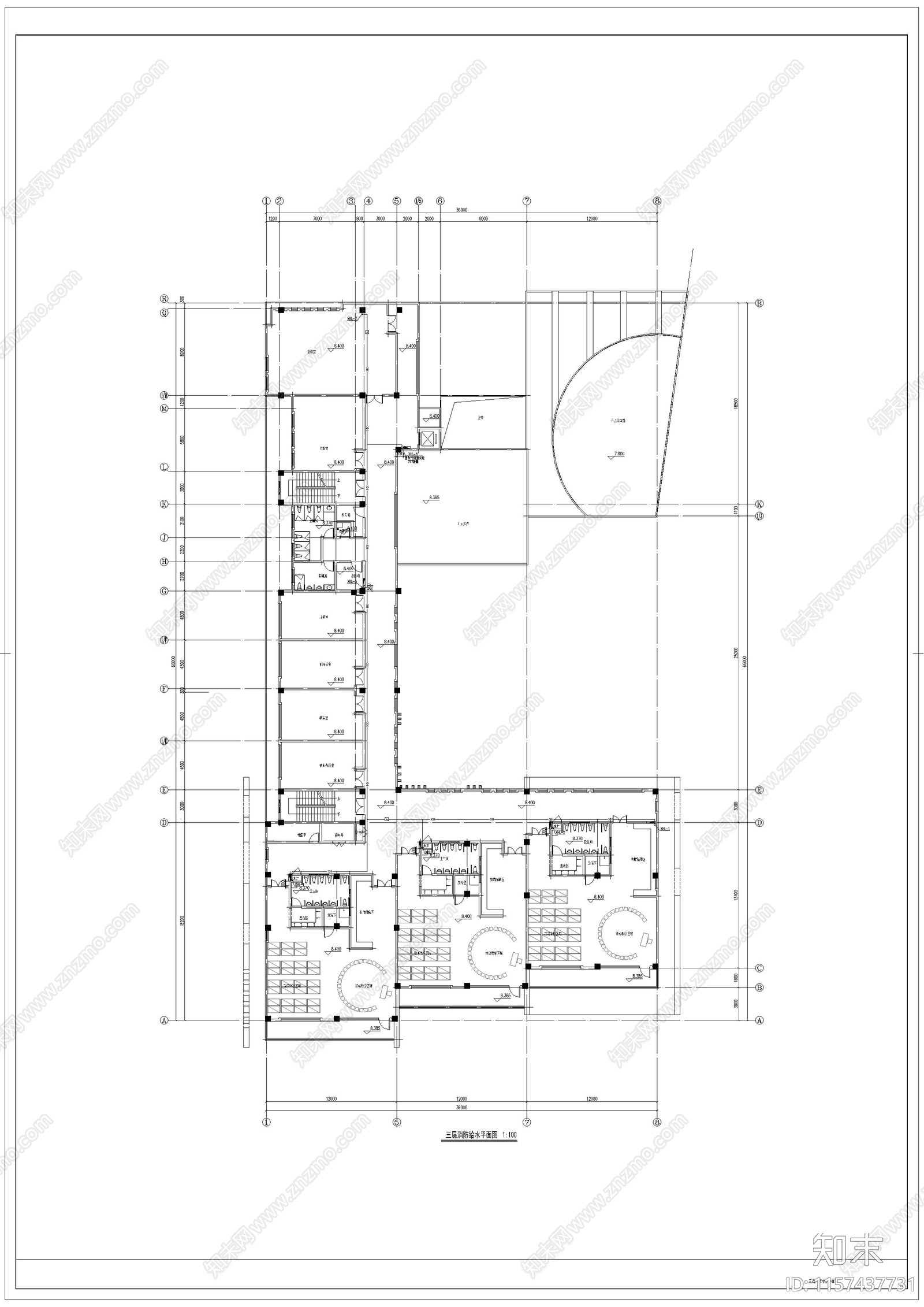 幼儿园给排施工图下载【ID:1157437731】