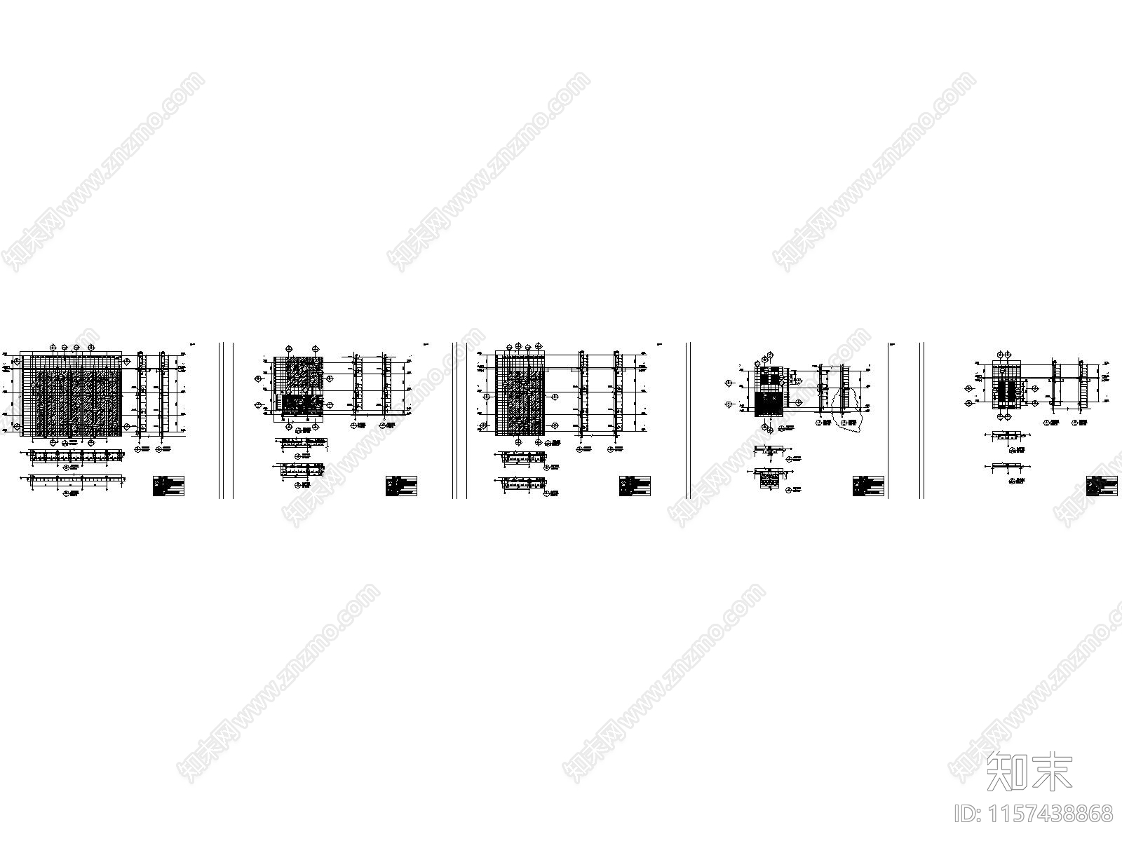 精细整套办公cad施工图下载【ID:1157438868】