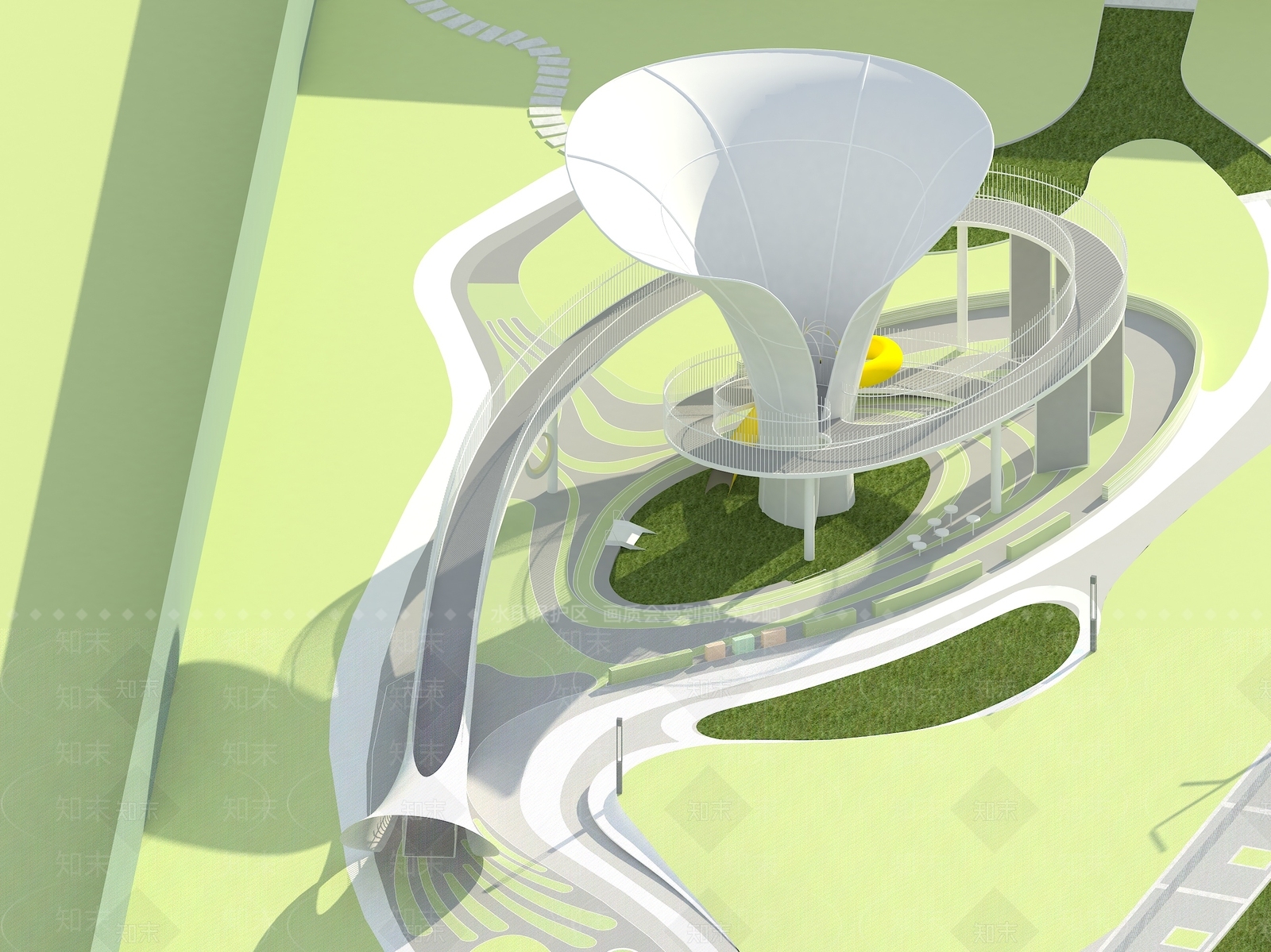 现代公园3D模型下载【ID:1157442021】