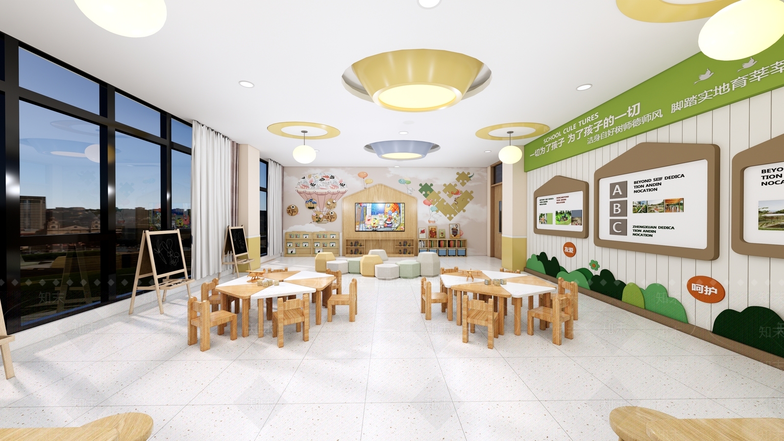 现代儿童活动空间SU模型下载【ID:1157450376】