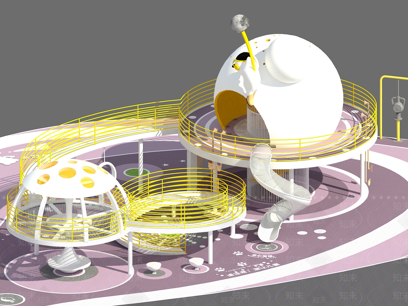 现代公园3D模型下载【ID:1157450310】