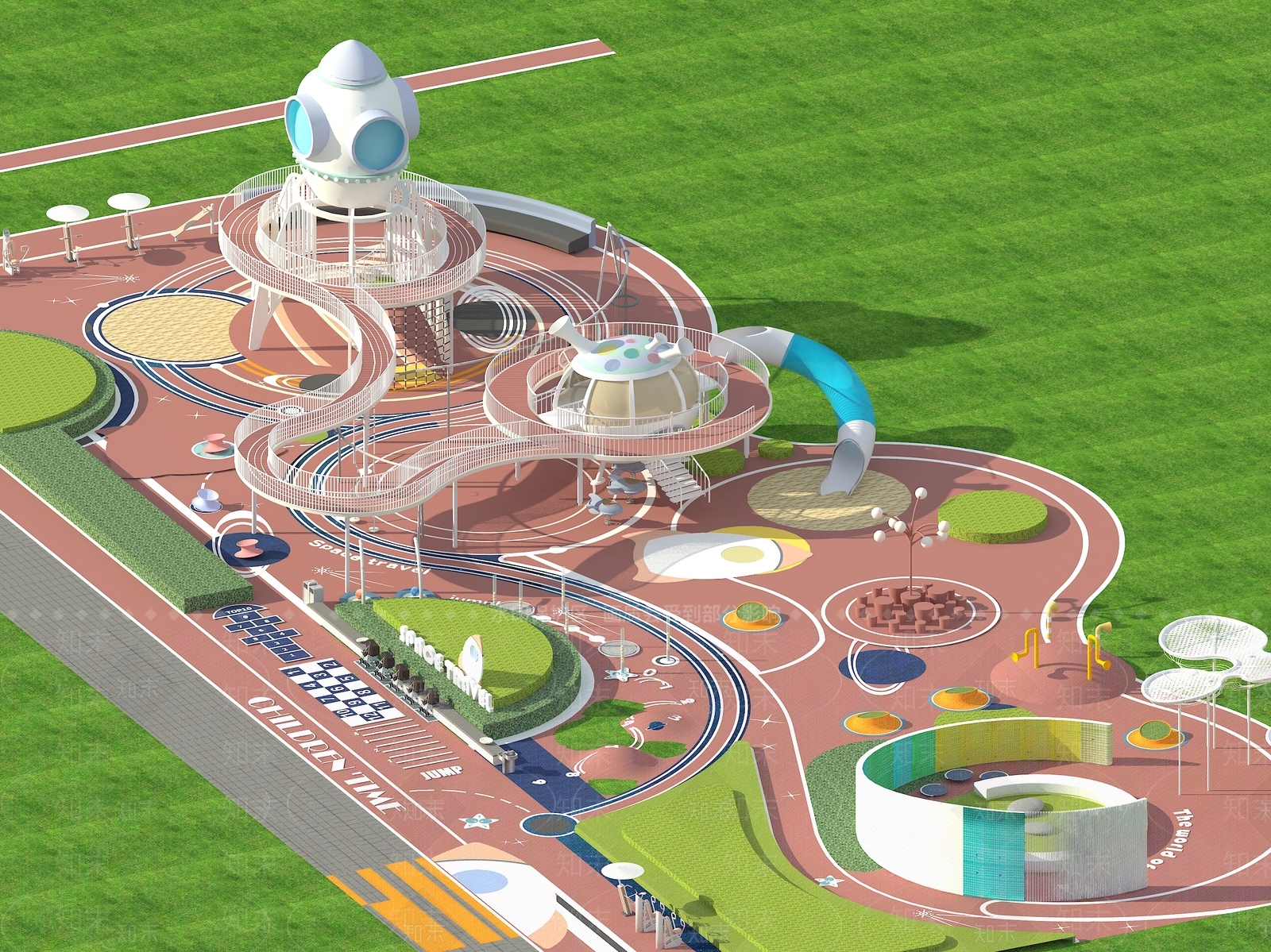 现代公园3D模型下载【ID:1157451320】