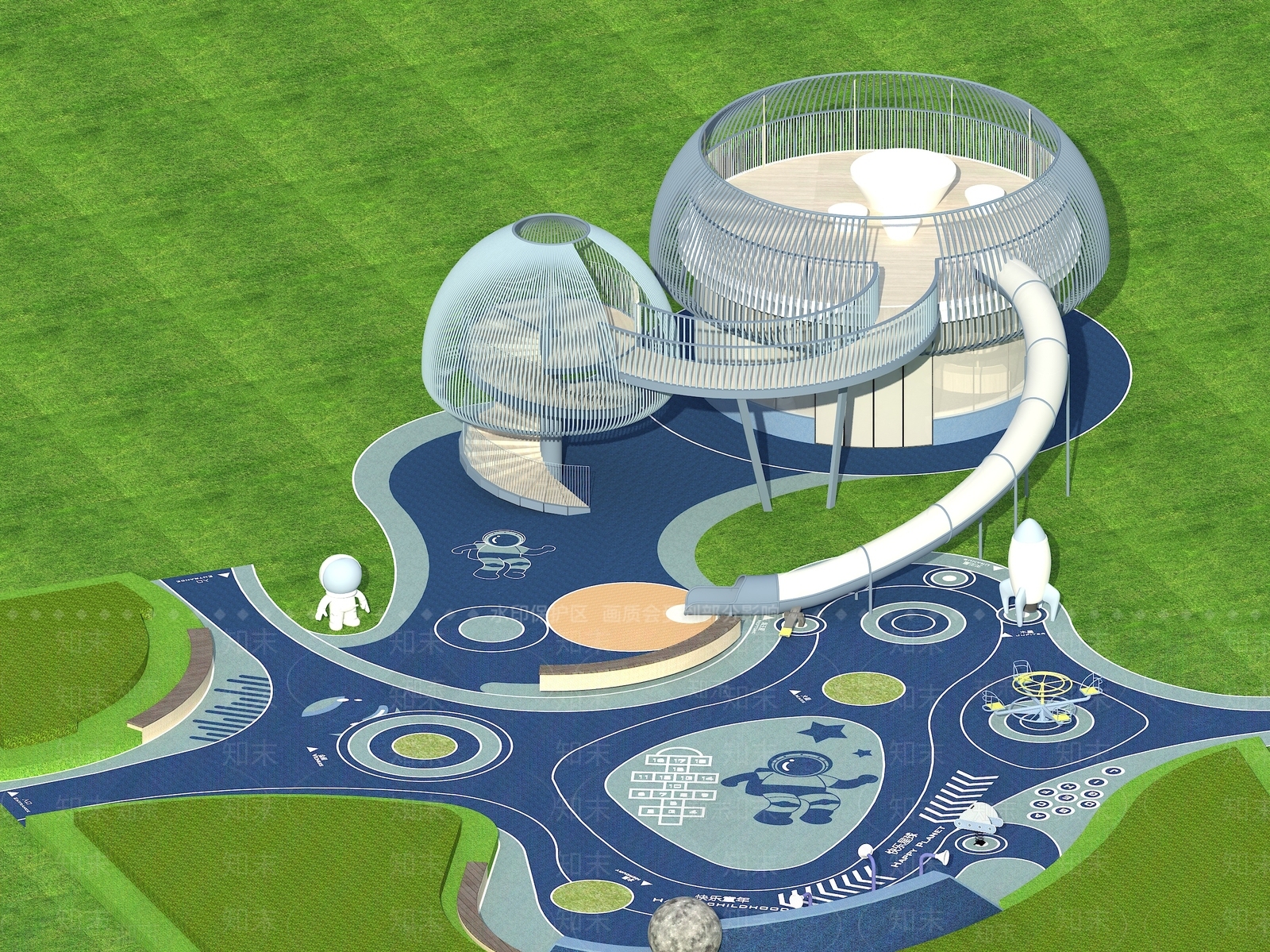 现代公园3D模型下载【ID:1157451398】